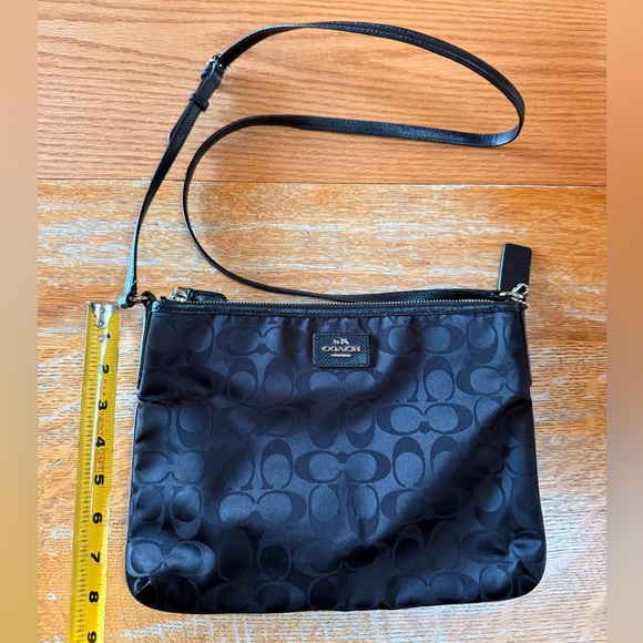Coach Black Monogram Crossbody Bag - Picture 2 of 8